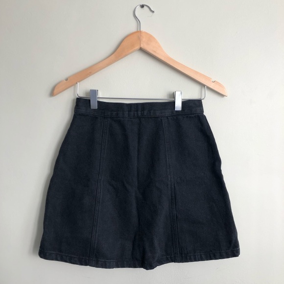 NWT Urban Outfitters black denim skirt - Picture 2 of 3